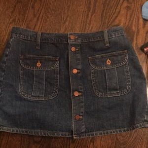 Madewell denim skort NWT